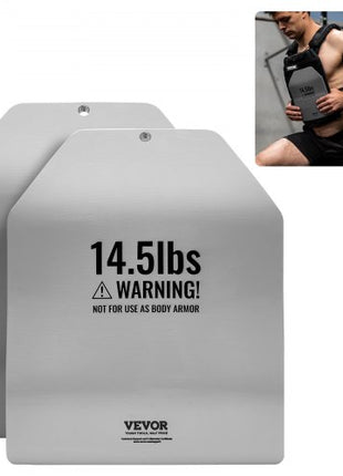 Curved Weight Vest Plates, 14.5 LB Pairs, Premium Steel Weighted plates, Contoured Ergonomic Fit  WODs, Additional Weight for Weight Vests, for Strength Training, Running, Heavy Workouts