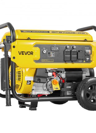 Portable Generator, 9625W Peak Watt Home Generator, Backup Generators for Home with Foldable Handle, Electric Start, Gas Powered, CO Sensor, RV & Emergency Ready 30A & 20A Outlets, AVR