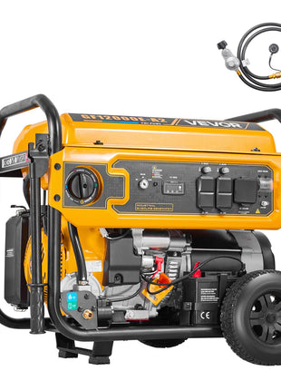 Portable Generator, Gasoline 13500W Peak Watt, LPG 12000W Peak Watt & Natural Gas 11000W Peak Watt Tri-Fuel Generator, Home Backup Generators with Electric Start, Gas, LPG & Natural Gas Powered