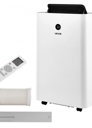 Portable Air Conditioner, 14000 BTU ASHRAE (9800 BTU SACC) 4-in-1 Standing Cooling Ac Unit, LED Touch Panel & Remote Control, 24h Timer, Cooling, Dehumidifier, Fan, Sleep Mode for Room Indoor