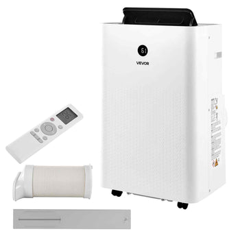 Portable Air Conditioner, 14000 BTU ASHRAE (9800 BTU SACC) 4-in-1 Standing Cooling Ac Unit, LED Touch Panel & Remote Control, 24h Timer, Cooling, Dehumidifier, Fan, Sleep Mode for Room Indoor
