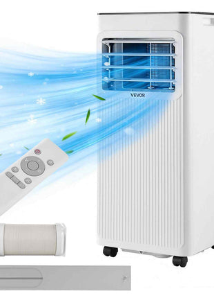 Portable Air Conditioner, 8000 BTU ASHRAE (5000 BTU SACC) 3-in-1 Standing Cooling Ac Unit, with LED Touch Panel & Remote Control, 24h Timer, Cooling, Dehumidifier, Fan for Room Indoor, White