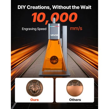2-in-1 Dual Laser Engraver, 10,000 mm/s High Speed, Portable 20W Blue and 2W IR Laser Engraving Machine, 6.3 x 5.5 in Engraving Area, Manual & Auto Focus, DIY Engraver Tool, for Wood Acrylic