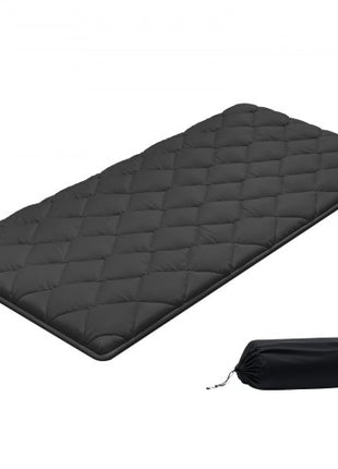 Japanese Tatami Mat, Twin Size Foldable Japanese Tatami Mattress, Futon Mattress with Storage Bag & Fastener, 9-Layer Floor Mat for Sleeping, Dormitory, Meditation, Yoga, 80 x 39 x 3.5 in, Black