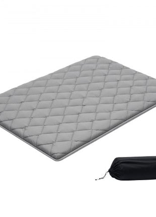 Japanese Tatami Mat, Full Size Foldable Japanese Tatami Mattress, Futon Mattress with Storage Bag & Fastener, 9-Layer Floor Mat for Sleeping, Dormitory, Meditation, Yoga, 80 x 54 x 3.5 in, Gray