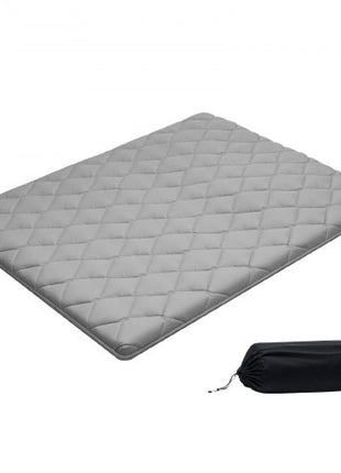 Japanese Tatami Mat, Queen Size Foldable Japanese Tatami Mattress, Futon Mattress with Storage Bag & Fastener, 9-Layer Floor Mat for Sleeping, Dormitory, Meditation, Yoga, 80 x 60 x 2.5 in, Gray