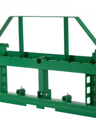 Skid Steer Pallet Frame, 4000 lbs Rated Load Capacity, 45-inch Pallet Fork Frame Attachments with 2-inch Hitch Receiver & Spear Sleeves, Fit for John Deere Loaders Quick Attach Mount, Frame Only