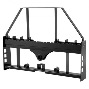 Skid Steer Pallet Fork Frame, 4000 lbs Rated Capacity, 45-inch Pallet Fork Frame Attachments with 2-inch Hitch Receiver & Spear Sleeves, Fit for Quick Attach Tractor Loaders, Frame Only