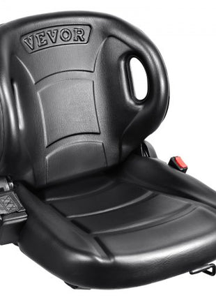 Universal Forklift Seat,Tractor Seat with Adjustable Angle Back, Micro Switch and Seatbelt,Wrap-around Forklift Seat for Tractor Loader Excavator