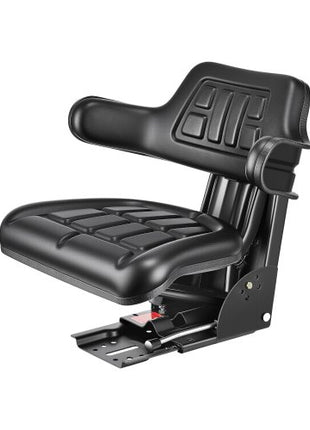 Universal Forklift Seat Wrap Around, Universal Tractor Seat with Micro Switch, Adjustable Tractor Suspension Seat with Tilt Fits for John Deere, Ford, Massey Ferguson, New Holland Tractor
