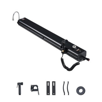 Roof Rack Water Tank, 7 Gal, Multi-Dispensing Outdoor Tank with 2 Splash-Guard Panels & T-slot, High-Capacity Aluminum Tank with Pressurization Port, Fit for Trunks, Roll Bars, Crossbars