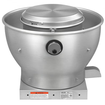 Commercial Kitchen Exhaust Fan, 612 CFM Restaurant Canopy Hood Exhaust Fan, 0.25HP 180W Direct Drive Food Truck Hood Vent, High Speed & Low Noise, for Warehouse, Agriculture