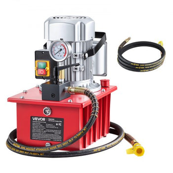 Electric Hydraulic Pump, 750W 10,000 PSI, 120V Single Acting Electric Driven Hydraulic Pump Power Pack Unit, with Manual Valve, 2.1 Gallon / 8L, for Punching, Bending, Single Acting Cylinders