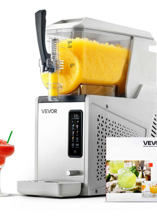 Slushie Machine, 3L/100oz No Ice Needed Slushy Machine for Home, Frozen Drink Maker with Single Tank, Margarita Machine with Self-Cleaning, for Frozen Margaritas, Frappés, Milkshake & More