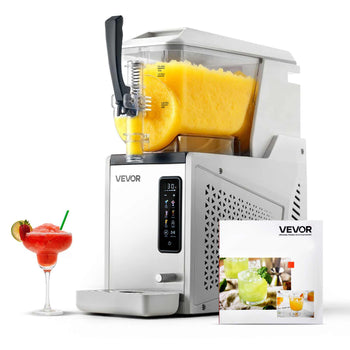 Slushie Machine, 3L/100oz No Ice Needed Slushy Machine for Home, Frozen Drink Maker with Single Tank, Margarita Machine with Self-Cleaning, for Frozen Margaritas, Frappés, Milkshake & More
