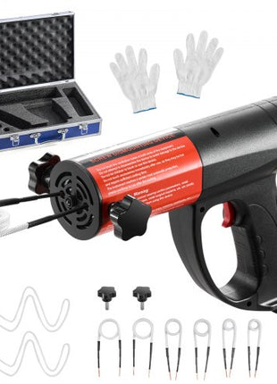 Induction Heater Bolt Removal, 1500W 110V Magnetic Induction Heater Kit, Handheld Nut Buster Tool, Mini Heating Machine for Rusty Screw Removing, Car Garage Repairing Tools with 8 Coil and Box
