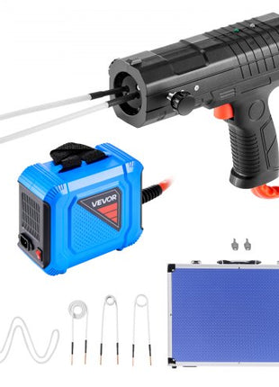 Induction Heater Bolt Removal, 1800W 110V Magnetic Induction Heater Kit, Handheld Nut Buster Tool, Mini Heating Machine for Rusty Screw Removing, Car Garage Repairing Tools with 4 Coil and Box