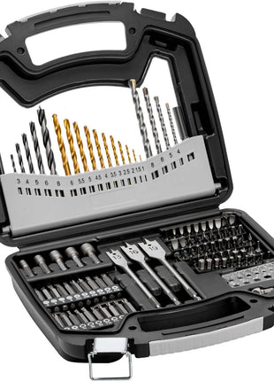 Drill Bit Set, 101 Pieces Drill and Driver Bit Set, Screwdriver Bit Set Suitable for Wood Metal Cement Drilling and Screw Driving, Drill Bit Sets Combo Kit Assorted in Organized Carrying Case