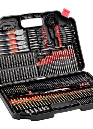 Drill Bit Set, 246 Pieces Drill and Driver Bit Set, Screwdriver Bit Set Suitable for Wood Metal Cement Drilling and Screw Driving, Drill Bit Sets Combo Kit Assorted in Organized Carrying Case