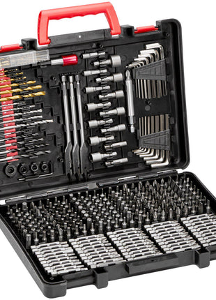 Drill Bit Set, 318 Pieces Drill and Driver Bit Set, Screwdriver Bit Set Suitable for Wood Metal Cement Drilling and Screw Driving, Drill Bit Sets Combo Kit Assorted in Organized Carrying Case