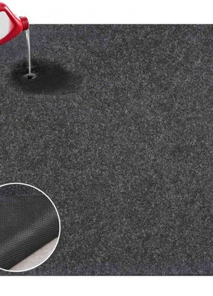 Garage Floor Mat, 7.5'x20' Waterproof Protection from Water,Snow, Rain,Mud and Oil for Cars, Non-slip Heavy Duty Containment Mat with TPE Anti-Leak Backing & Easy to Clean & Cuttable