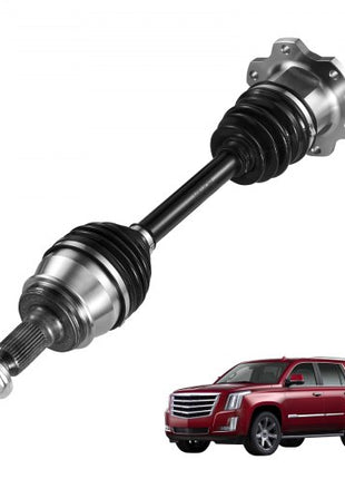 CV Axle Shaft Assembly, Front Left or Right Side (Driver or Passenger Side), Automotive Replacement CV Joint Axle Shaft Compatible with 2007-2020 Cadillac Escalade, Alloy Steel & Carbon Steel