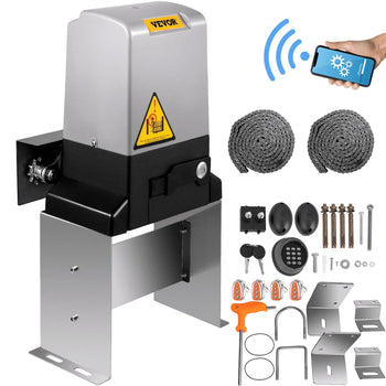 Sliding Gate Opener 3300 LBS Automatic Sliding Gate, Gate Opener Motor with 2 Remote Controls, 230 ft Remote Distance Driveway Rolling Gate, Automatic Sliding Gate Opener for Sliding Gate