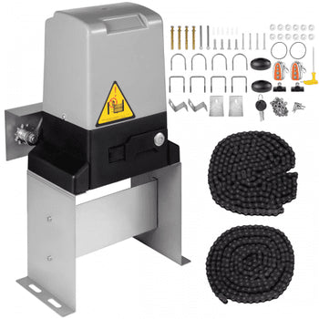 3300lbs Automatic Sliding Gate Opener Driveway Operator Infrared Sensor