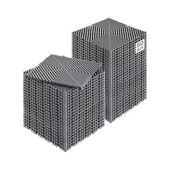 Interlocking Drainage Mat, 12 x 12 Modular Interlocking Cushion, 50 Pcs Splicing Drainage Mats, Non-Slip Gray PP Drainage Floor Tile and Shower Mat, for Garage, Garden, Kitchen & Outdoor