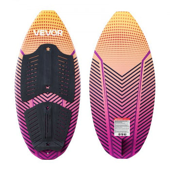 45-Inch Wakesurf Board, Wake Surfing Board with EPS Foam Core &  EVA Non-Slip Pad, UV-Resistant Wakesurfing Boards for Youth Up to 110 lbs