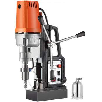 1680W MD50 Magnetic Drill 300 RPM Spindle Speed Electric Magnetic Drilling System with 2 Inch Boring Diameter and 2900 LBS Magnet Force