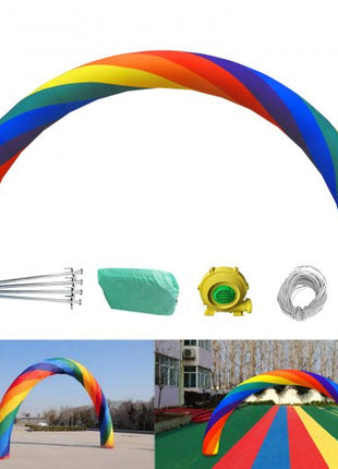 Inflatable Rainbow Arch 26ftx10ft (8x4m) w/ 350W Motor Advertising/Party Supplies/Event Decorations/Inflatable Products