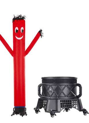 Inflatable Tube Man Set, 10 ft Tall, Wacky Waving Inflatable Dancing Tube Guy with 9/10 HP Blower, PP Shell IPX3 Waterproof Blower Fan, for Outdoor Advertising Business Store Party