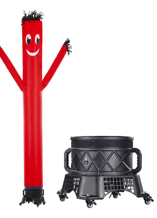 Inflatable Tube Man Set, 20 ft Tall, Wacky Waving Inflatable Dancing Tube Guy with 1 HP Blower, PP Shell IPX3 Waterproof Blower Fan, for Outdoor Advertising Business Store Party