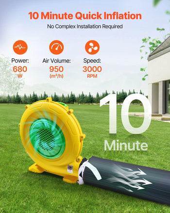 Inflatable Nightclub, 16.4 x 13.1 x 12.5 ft Inflatable Party Tent with 680W Blower & Sandbag, Ventilated Blow up Night Club with 2 Windows, Air Cube House for Event Birthday Wedding Party