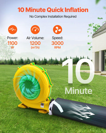 Inflatable Nightclub, 26.2 x 19.7 x 13.1 ft Inflatable Party Tent with 1100W Blower & Sandbag, Ventilated Blow up Night Club with 2 Windows, Air Cube House for Event Birthday Wedding Party