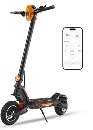 Electric Scooter, 500W Motor, 10-Inch Tires, 24 MPH Top Speed, 25 Miles Range, Folding E-Scooter for Adults with Dual Braking, Dual Suspension & App, Max Load 330 lbs, Foldable for Commuting