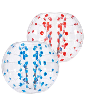 Inflatable Bumper Balls 2-Pack, 5FT/1.5M Body Sumo Zorb Balls for Teen & Adult, 0.8mm Thick PVC Human Hamster Bubble Balls for Outdoor Team Gaming Play, Bumper Bopper Toys for Garden, Yard, Park