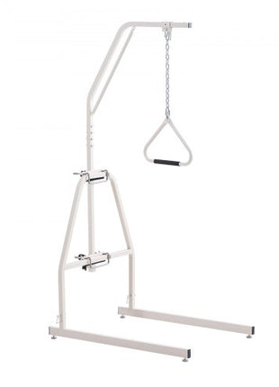 Trapeze Bar for Bed Mobility, Bed Trapeze with Clamps and Floor Stand, 250LBS Weight Capacity Bed Pull Up Assist for Elderly, Patients & Disabled, Suitable for Home Care, Hospital, Nursing Home