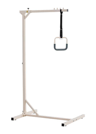 Trapeze Bar for Bed Mobility, Heavy-Duty Steel Free Standing Trapeze Bar 250 LBS Weight Capacity, Hospital Bed Pull Up Assist for Elderly & Disabled, Ideal for Hospitals, Nursing Home, Home Care
