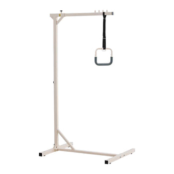Trapeze Bar for Bed Mobility, Heavy-Duty Steel Free Standing Trapeze Bar 250 LBS Weight Capacity, Hospital Bed Pull Up Assist for Elderly & Disabled, Ideal for Hospitals, Nursing Home, Home Care
