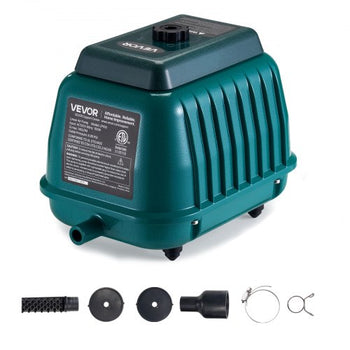 Linear Air Pump, 2219.04 GPH Air Flow, Septic Aerator Pump, Aeration System for 11 ft Deep Ponds, Fit for Septic Tanks, Aquariums, Waste Treatment, Seafood Restaurants, Fish Farms, Hydroponics