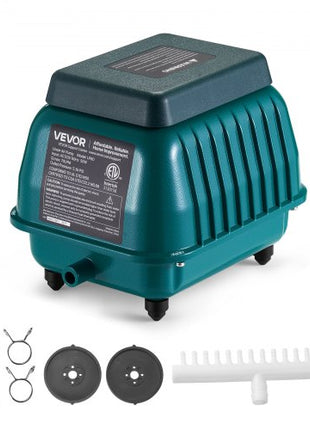 Linear Air Pump, 1110 GPH Air Flow, Septic Aerator Pump, Aeration System for 10 ft Deep Ponds, Fit for Septic Tanks, Aquariums, Waste Treatment, Seafood Restaurants, Fish Farms, Hydroponics