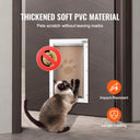 Pet Door Replacement Flap, Compatible with  Flap Pet Doors, Measures 8.25" x 12.25" Longer Lasting, Weather-proof, Thickened PVC Dog Door Replacement Flap with Long Magnetic Strip (Medium)
