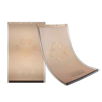 Pet Door Replacement Flap, Compatible with  Flap Pet Doors, Measures 5.25" x 8.13" Longer Lasting, Weather-proof, Thickened PVC Dog Door Replacement Flap with Long Magnetic Strip (Small)