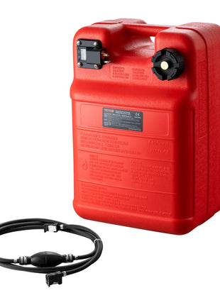 Marine Tank, 6.34-Gallon/24-L Marine Portable Tank Outboard Marine Boat Transfer Tank with 9.8ft Hose, Gauge for Outboard Engine Boats, Yacht, Fishing Boat, Deck Boat, Red