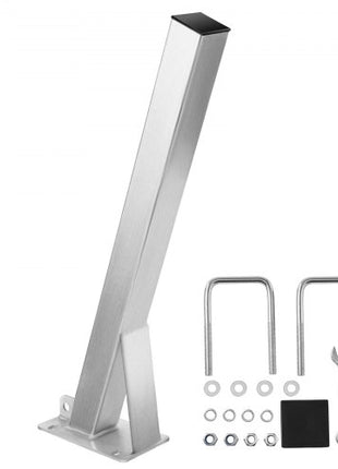 Boat Trailer Winch Stand, 3 x 3 x 34-inch Winch Posts, Boat Winch Mount with U-Bolts for 3 Inches W x 3-4 Inches H Trailer Tongue, Galvanized, Fit for Jet Ski, Sailboat, Fishing Boat, Speedboat