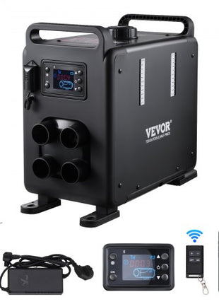 8KW Diesel Heater, 12V/24V All in One Diesel Air Heater, Bluetooth APP Control, Remote Control and Display Screen, CO Alarm, Fast Heating Vertical Portable Diesel Heater for Vehicles, Garage