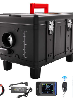 8KW Diesel Heater, 12V/24V All in One Diesel Air Heater, with Bluetooth APP Control, Remote Control and Display Screen, CO Alarm, Fast Heating Portable Diesel Heater for Vehicles and Garage