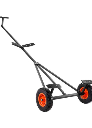 Boat Trailer Dolly, 420lbs Load Capacity, Carbon Steel Trailer Mover with Adjustable Length, 15.7 in Pneumatic Tires and Nonslip Support Bracket, for Moving Kayak Motorboat Fishing Boat